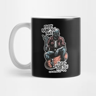 Skateboard Zombie Mug